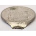 AUSTRALIA 1955 . THREEPENCE . ERROR . POSSIBLY DOUBLE STAMPED and CAUGHT IN PRESS